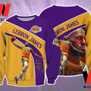 Cheap NBA Basketball Lebron James Los Angeles Lakers Hoodie Men