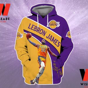 Cheap NBA Basketball Lebron James Los Angeles Lakers Hoodie Men