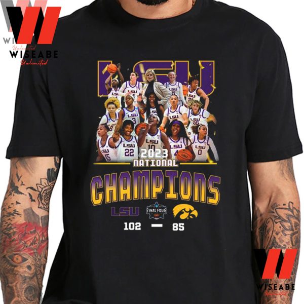 Cheap NCAA Division 2023 Basketball Lsu National Championship Shirt