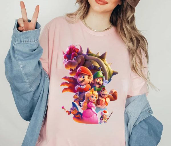 Cheap Super Mario Bros 2023 Shirt