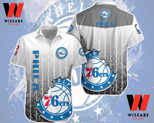 Cheap NBA Basketball Philadelphia 76ers Hawaiian Shirt, Philadelphia 76ers Shirt