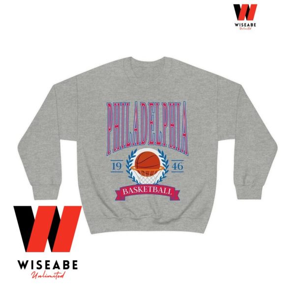 Vintage NBA Basketball Philadelphia 76ers 1964 Sweatshirt