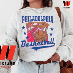 Retro NBA Basketball Philadelphia 76ers Sweatshirt, Father’s Day Gift