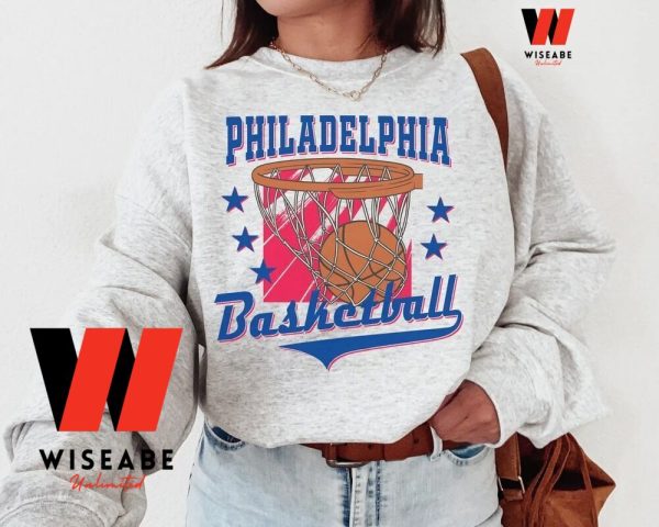 Retro NBA Basketball Philadelphia 76ers Sweatshirt, Father’s Day Gift