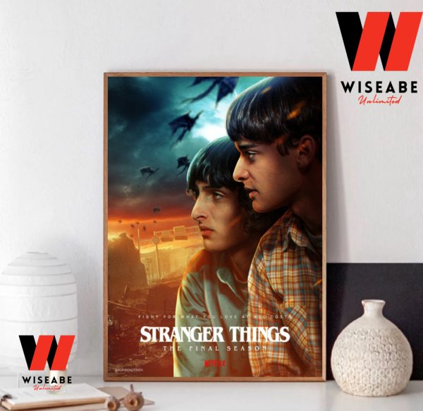 Netflix Series Will Byers And Mike Wheeler Stranger Things Season 5 Poster