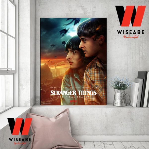 Netflix Series Will Byers And Mike Wheeler Stranger Things Season 5 Poster
