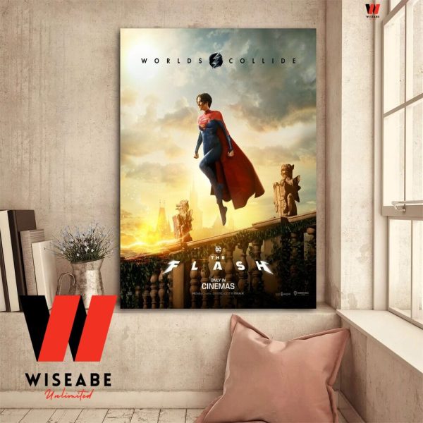 Cheap DC 2023 Supergirl The Flash Movie Poster Wall Art