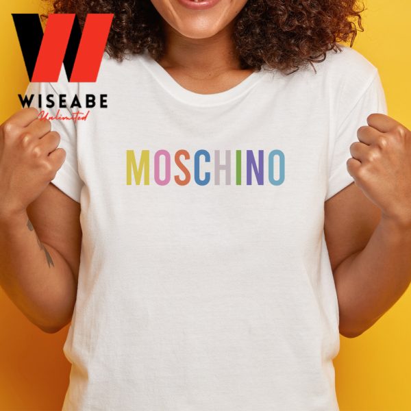 Cheap Moschino Logo Shirt, Moschino T Shirt Womens