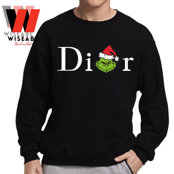 Cheap Christmas Grinch Dior Logo T Shirt, Christian Dior Mens Shirt