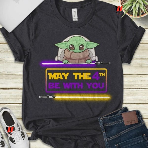 Cheap Disney Star Wars Baby Yoda May The 4th Be With You T Shirt, Baby Yoda Shirt For Him