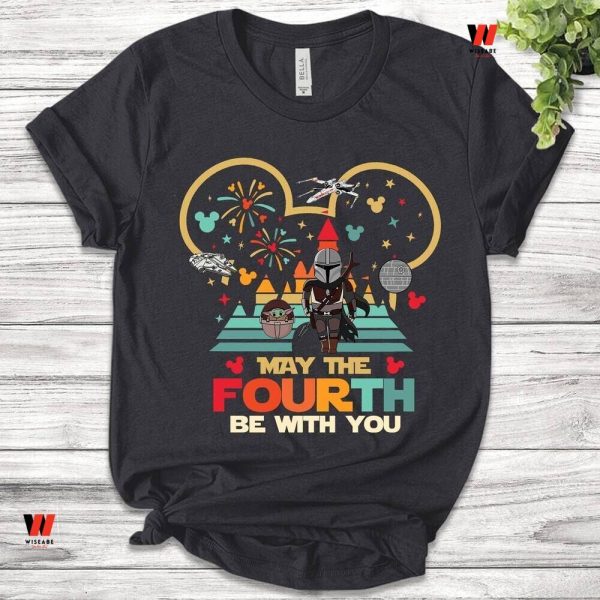 Disneyland Mickey Mouse Ears May The Fourth Be With You T Shirt, Star Wars Father’s Day Gifts
