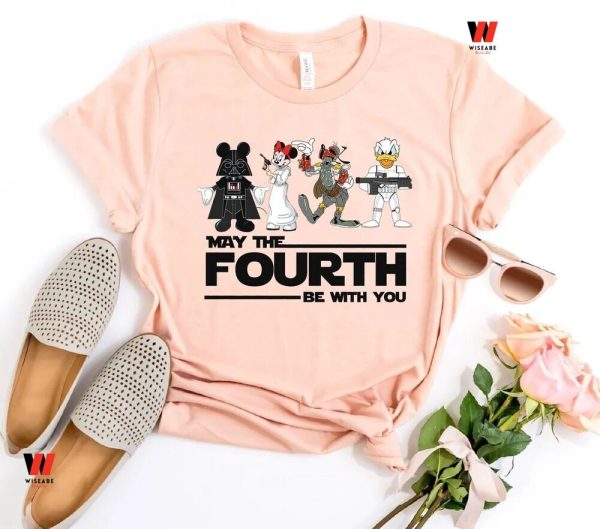 Funny Star Wars Day 2023 May The Fourth Be With You T Shirt, Star Wars Father’s Day Gifts