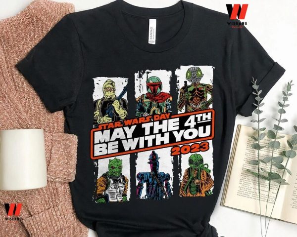 Vintage Star Wars Day 2023 May The 4th Be With You T Shirt, Mens Star Wars Shirts