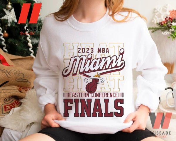 Cheap NBA Basketball 2023 Final Miami Heat Eastern Conference Shirt Mens