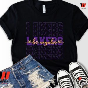 Vintage Black LA Lakers Shirt, Cheap LA Lakers Shirts Mens