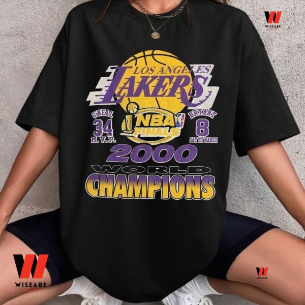 Retro Laker Champions 2000 Shirt, Vintage La Lakers Shirt Mens