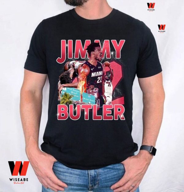 Vintage NBA Basketball Jimmy Butler Miami Heat T Shirt
