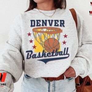 Retro NBA Basketball Basketball Denver Nuggets Sweatshirt
