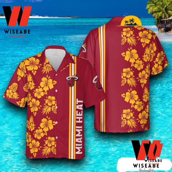 Hot Hawaiian Hibiscus Pattern NBA Basketball Miami Heat Hawaiian Shirt