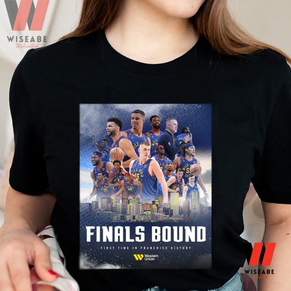 Cheap NBA Playoffs Denver Nuggets Western Conference Finals Champions T Shirt, Nuggets Finals Shirt