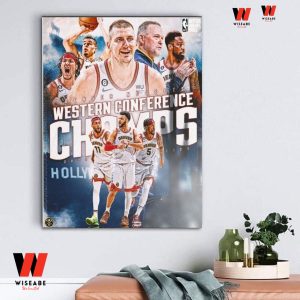 Cheap NBA Basketball Denver Nuggets Western Conference Champions Poster