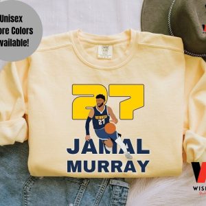 Cheap NBA Basketball Number 27 Jamal Murray Denver Nuggets Shirt