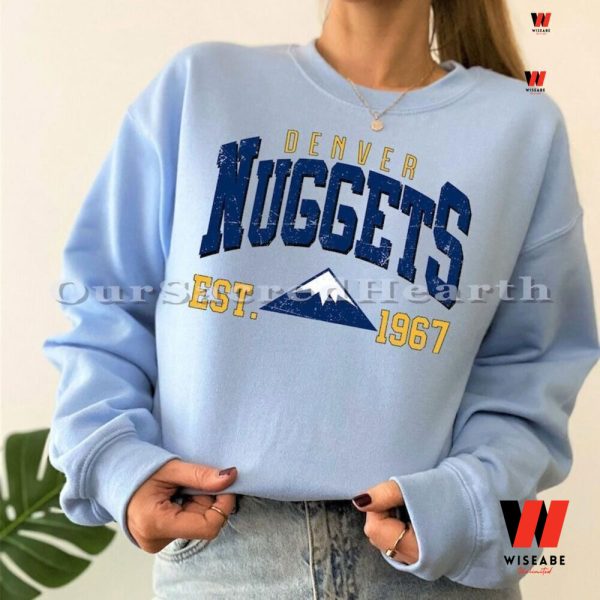 Vintage Basketball Denver Nuggets Sweatshirt For Fans