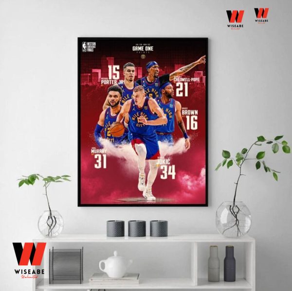 Cheap NBA Basketball Denver Nuggets Western Conference Finals Poster