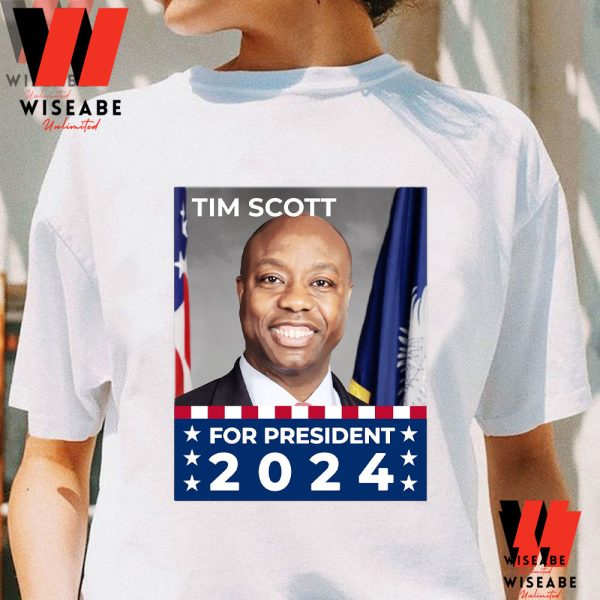 Cheap United States Politician Tim Scott For President 2024 T Shirt