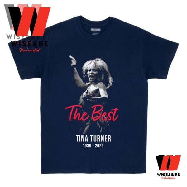 Vintage Memorial The Best 1939 2023 Queen of Rock n Roll Tina Turner T Shirt
